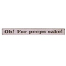 Hop Into Spring Table Decor Wood Easter Sign Program, 18"L, Asst of 8, With Wood Display