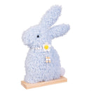Hop Into Spring Table Decor Fabric Bunny, 12"H, Asst of 2
