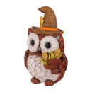 Harvest Blossom Table Decor Resin Fox/Owl, Asst of 2, 5"H
