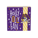 East Carolina University Block, Holiday, 6x6