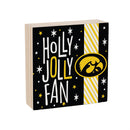 University of Iowa Block, Holiday, 6x6