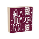 Texas A&M Block, Holiday, 6x6