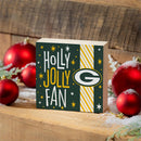 Green Bay Packers Block, Holiday, 6x6