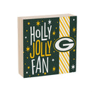 Green Bay Packers Block, Holiday, 6x6