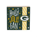 Green Bay Packers Block, Holiday, 6x6
