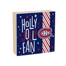 Montreal Canadiens Block, Holiday, 6x6