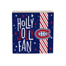 Montreal Canadiens Block, Holiday, 6x6