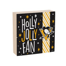 Pittsburgh Penguins Block, Holiday, 6x6