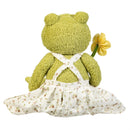 Cottage Garden Table Decor, Fabric Frog with Dangling Legs, Asst of 2, 22.8"H