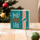 Miami Dolphins Block, Holiday, 6x6