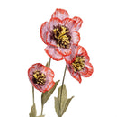 Hop Into Spring Table Decor, Paper Artificial Flowers on Wood Base, 20"H, Asst of 2