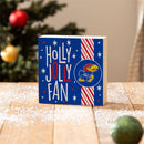 University of Kansas Block, Holiday, 6x6