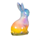 Hop Into Spring Table Decor Ceramic Rainbow Bunny, 5.75"H, Asst of 3
