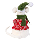 Twas the Night Table Decor Fabric Mouse, 7.75"H, Asst of 2