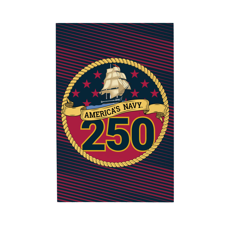US Navy, 250th Anniversary Plock, Down Home Fans, 8x12