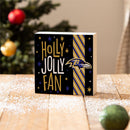 Baltimore Ravens Block, Holiday, 6x6