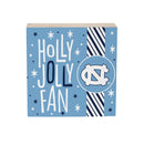 University of North Carolina Block, Holiday, 6x6