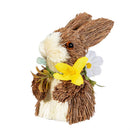 Hop Into Spring Table Decor Natural Fiber Bunny, 4.8", Set of 2, Acetate Box