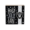 Las Vegas Raiders Block, Holiday, 6x6