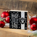 Las Vegas Raiders Block, Holiday, 6x6