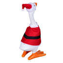 Hillside Pasture Table Decor Fabric Gordy Goose Accessory Set, Santa Suit