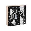 Chicago White Sox Block, Holiday, 6x6