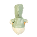 Hillside Pasture Table Decor Fabric Duck in Raincoat with Dangling Legs, 17"H, Asst of 2
