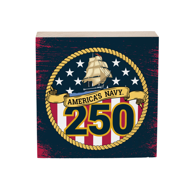 US Navy, 250th Anniversary Plock, Down Home Fans, 6x6