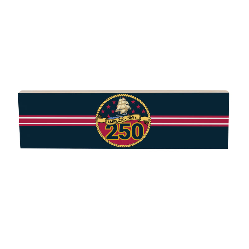 US Navy, 250th Anniversary Mantle Sign, Down Home Fans, 5x18