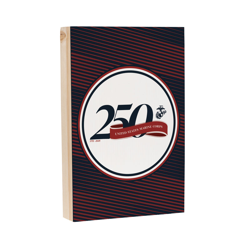 US Marine Corps, 250th Anniversary Plock, Down Home Fans, 8x12
