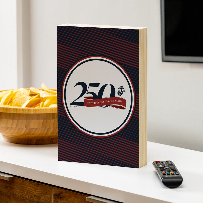 US Marine Corps, 250th Anniversary Plock, Down Home Fans, 8x12