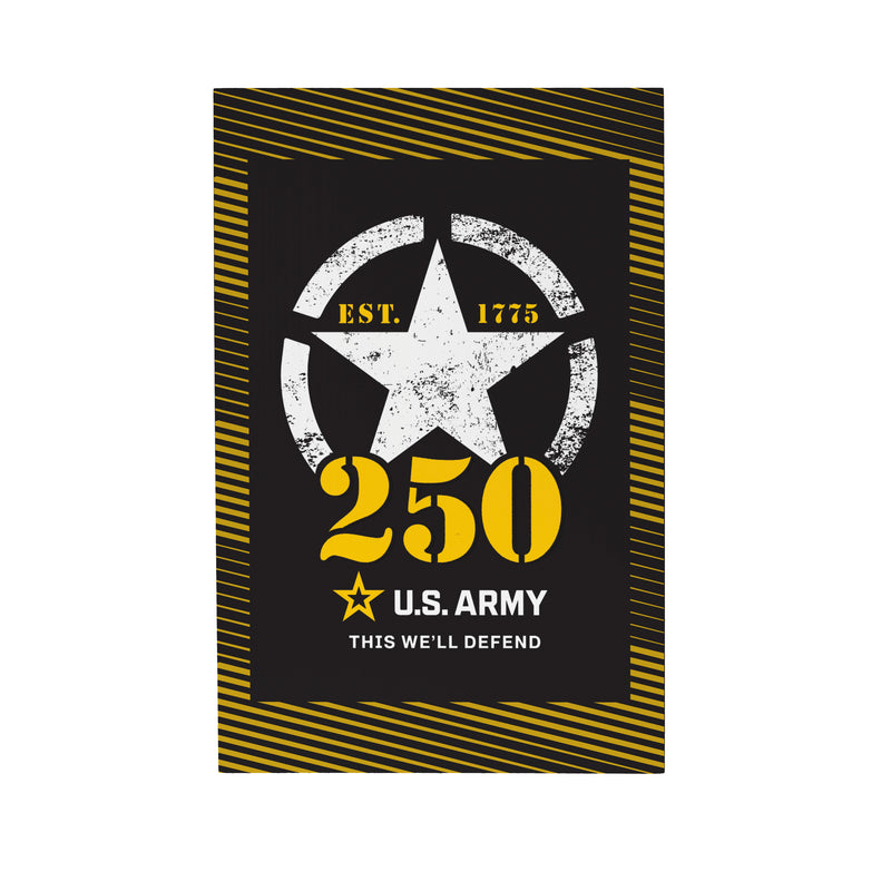 US Army, 250th Anniversary Plock, Down Home Fans, 8x12