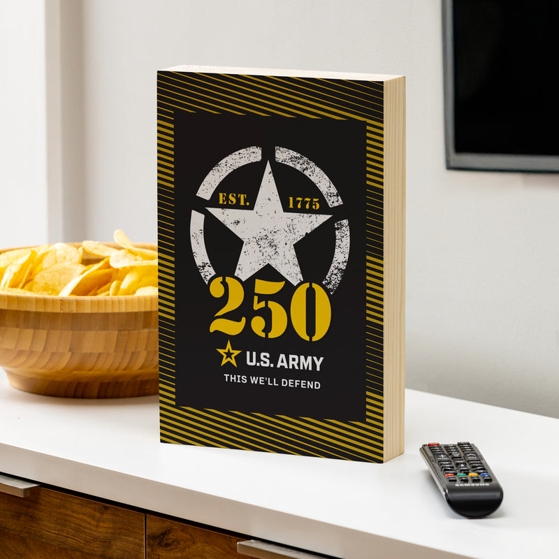 US Army, 250th Anniversary Plock, Down Home Fans, 8x12