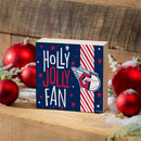 Cleveland Guardians Block, Holiday, 6x6