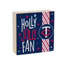 Minnesota Twins Block, Holiday, 6x6