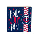 Minnesota Twins Block, Holiday, 6x6