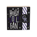 Colorado Rockies Plock, Holiday, 6x6