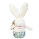Hop Into Spring Table Decor, Fabric Bunny with Beaded Legs, 20.8"H, Asst of 2
