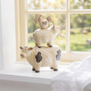 Hillside Pasture Table Decor Resin Stacked Farm Animals, 7.87"H