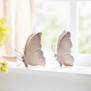 VivaStyle Table Decor Resin Butterfly, Asst of 2, 6"H
