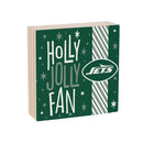 New York Jets Block, Holiday, 6x6