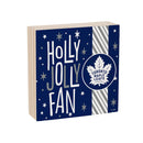 Toronto Maple Leafs Block, Holiday, 6x6