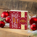 Iowa State University Block, Holiday, 6x6