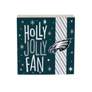 Philadelphia Eagles Block, Holiday, 6x6
