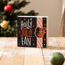 Baltimore Orioles Block, Holiday, 6x6