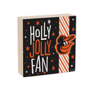 Baltimore Orioles Block, Holiday, 6x6