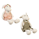 Hillside Pasture Table Decor Fabric Mouse with Dangling Legs, 19"H, Asst of 2