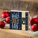Milwaukee Brewers Block, Holiday, 6x6