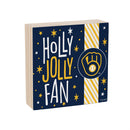 Milwaukee Brewers Block, Holiday, 6x6
