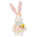 Hop Into Spring Table Decor, Sitting Bunny Plush, 15.75"H, Asst of 2
